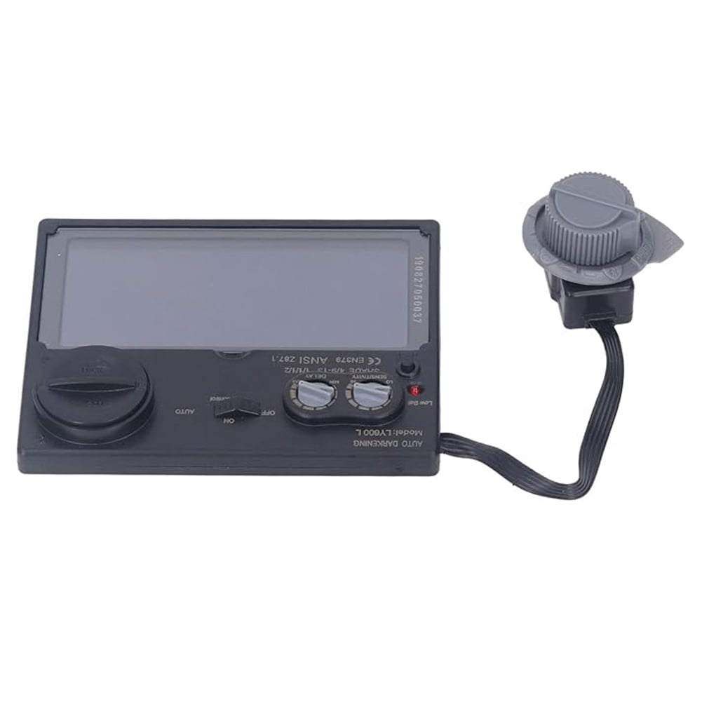New solar car lens panel welding helmet protective shield equipped with LED ligh