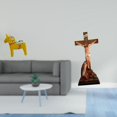 thumbnail image 2 of Figura de caballo Dalecarliano y escultura religiosa de Jesús, Madre María, adorno para estantería del hogar, decoración de mesa y dormitorio., 2 of 8