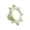 A003- Green, variant on Clear Acrylic Bird Toys for Parakeets with Grooved Ring,Foraging Enrichment Bird Cage Accessories for Parrot,Cockatiel,Lovebird,Conure,Finch,Canary,Christmas Gift,Holiday
