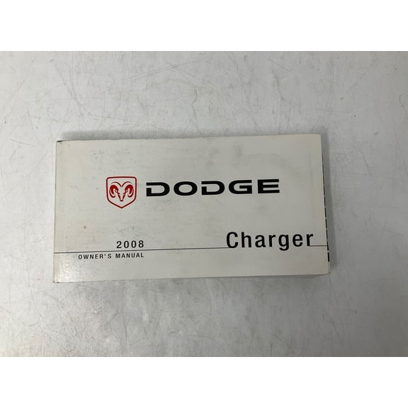2008 Dodge Charger Owners Manual Handbook OEM L02B17010