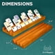 thumbnail image 3 of Juego de 4 estantes de madera Domino Holders Queensell para dominó, 3 of 8