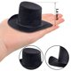thumbnail image 2 of Minisombreros decorativos Skylety de fieltro negro, 8 piezas, 2 of 7