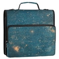 thumbnail image 5 of FORMRS Zipper Binder with Shoulder Strap 2-inch Ring 500 Sheet Capacity File Bag, Star Map, 5 of 5