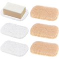 thumbnail image 5 of Soap Saver Pads, Non Slip Soap Holder Pad, Drain Soap Pad, Wear Resistant Soap Mat, Heat Resistant Damp Sponge, Reusable Soap Saver Dish for Kitchen Bathroom Travelling Hotel Cleaning Supplies, 5 of 5