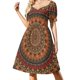thumbnail image 3 of Vestido Vegemite de manga corta, vestido de dama de honor, vestidos de noche para mujer, tendencia de ropa para mujer 2025., 3 of 7