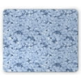 thumbnail image 1 of Blue Mouse Pad, Retro Style Little Blossoms Plumbago Flowers Natural Gentle Springtime Ornaments, Rectangle Non-Slip Rubber Mousepad, Blue Grey White, by Ambesonne, 1 of 2