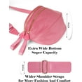 thumbnail image 5 of Kwuty Pure Colour Crossbody Bag Bum Bag for Women,Spacious Purse Fanny Packs Belt Bag,Oversized Bum Bag (Colour Bum Bag-Beige), 5 of 6