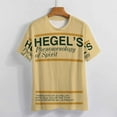 thumbnail image 3 of Hegel's Spirit Analysis Women's Short Sleeve T-Shirt Crew Neck Casual Summer Trendy Loose Fit Tops, 3 of 6