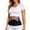 Z2-Blue, variant on Womens Waist Trainer with Zipper Weight Loss Sweat Waist Trimmer for Women Adjustable Belt Band Sports Sauna Suit,XXXXL
