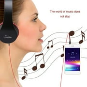 Foldable Wireless Stereo bl uetooth Headset Mic For iPhone Cellphone PC lap top