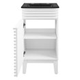 thumbnail image 3 of Modway Render 17.5" Particleboard and Laminate Bathroom Vanity in White/Black, 3 of 4