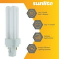 thumbnail image 3 of Sunlite PLD13/SP30K/10PK Double Twin Tube, CFL, PLD 2-Pin, 13 Watts, 660 Lumens, 3000K Warm White, 2-Pin (GX23-2) Base, 10 Pack, 3 of 5