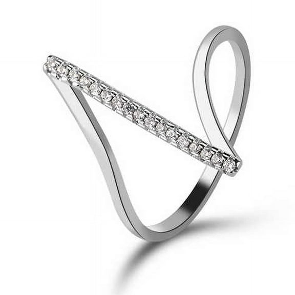 Swiral Cocktail Engagement Ring For Women's Gift 1.9 Ct Diamond 14K White Gold Over