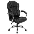 thumbnail image 1 of Scranton Chaise de Bureau Style Transitionnel Dossier Haut en Noir, 1 of 5