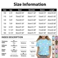 thumbnail image 3 of Grblisyd Girls Shirts Kids Summer Fashion Cute Cartoon Print Crewneck Short Sleeve Tops Casual Tees 10-12 Years, 3 of 5