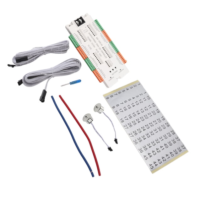 Controlador de Luz de Escalera LED DEL SENSOR DE MOVIMIENTO, DC12V 24V 4 Velocidadas Kit de Controlador de Luz LED DE LED AJUSTABLE PARA LUZ DE ESCALERA