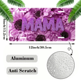 thumbnail image 2 of 1 Pcs 2D Flat License Plate Covers & Frames, MAMA among purple For Decorative Front, Waterproof For Decoration Aluminum License Plate Covers & Frames Cover For Men Women, 12" X 6", 2 of 7