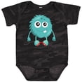 thumbnail image 3 of Inktastic Furry Monster, Little Monster, Blue Monster Boys or Girls Baby Bodysuit, 3 of 5