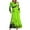 Green, variant on WXLWZYWL Womens Halloween Dress Plus Size Womens Dresses Fall 2024 Floral Printed Long Dress Long Sleeve Round Neck Sundress