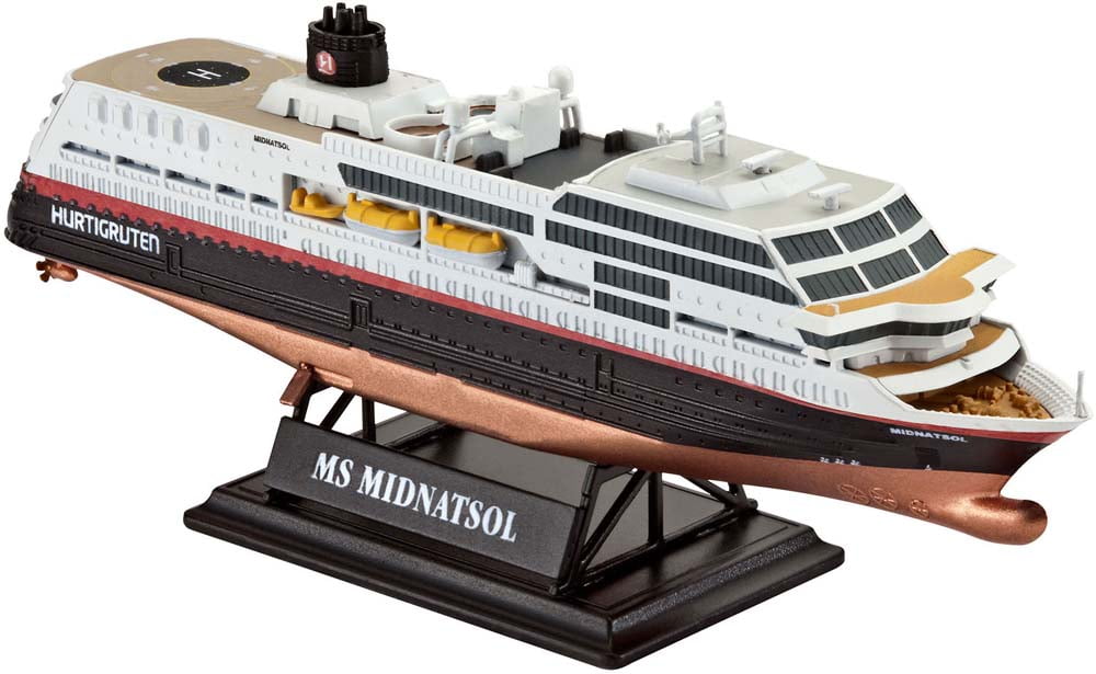 Revell 1 1200 Scale Ship Plastic Model Kit Ms Midnatsol Rev05817 1