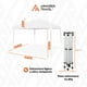 thumbnail image 2 of Toldo plegable Carpa retráctil Impermeable Armored Travel  para exteriores Reforzado 3x3 M Blanco, 2 of 9