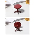 thumbnail image 3 of Dollhouse Round Table Lifelike Miniature Round Table Wooden Miniature Table, 3 of 10
