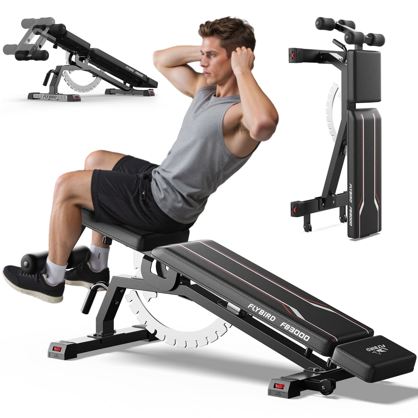 Marcy Pro Adjustable Olympic Weight Bench MD-857 - Walmart.com