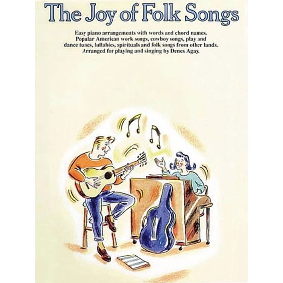 Joy Books (Hal Leonard): The Joy of Folk Songs (Paperback)