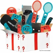 Ensemble d'accessoires ultimes pour Nintendo Switch - 21 en 1 (protecteur d'écran en verre trempé, étui de transport de voyage)