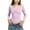 Pink, variant on Lenpel Leotards for Girls Cotton V Neck Ruched Solid Color Long Sleeve Slim T-Shirts Children Bodysuit Tops Yoga Tee Blouses(Light Blue,14-15 Years)