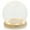Transparent, variant on Clear Glass Dome Cloche with Wooden Base LED Light Display Case Home Decor