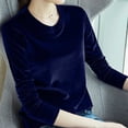 thumbnail image 2 of Blouses for women dressy casual Polyester,Spandex Soft Clothing M Blue womens blouses, 2 of 4