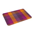 thumbnail image 2 of Daiia Purple Yellow Buffalo Plaid Front Door Mat, Heavy Duty Durable Welcome Mat for Outdoor Indoor, Dirt Trapper Waterproof Super Absorbent Door Mat, 16" x 24", 2 of 9