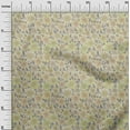 thumbnail image 3 of oneOone Velours Jaune Tissu Floral Rétro Robe Tissu Tissu Imprimé par la Cour 58 Pouces de Large, 3 of 5