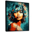 thumbnail image 2 of Designart "Turner In Turquoise III" Pop Art Floater Framed Canvas Prints, 2 of 5