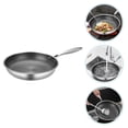 thumbnail image 2 of Sartén de acero inoxidable, sartén de cocina, sartén para huevos, sartén para cocinar no pegajosa, 2 of 8