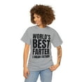 thumbnail image 2 of World's Best Farter I mean Father - Unisex Heavy Cotton Tee, 2 of 12