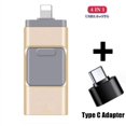 thumbnail image 4 of OTG para teléfono móvil Apple, memoria flash USB tipo c, ordenador Android, USB de doble uso, cuatro en uno, 4 en 1 push-pull., 4 of 6