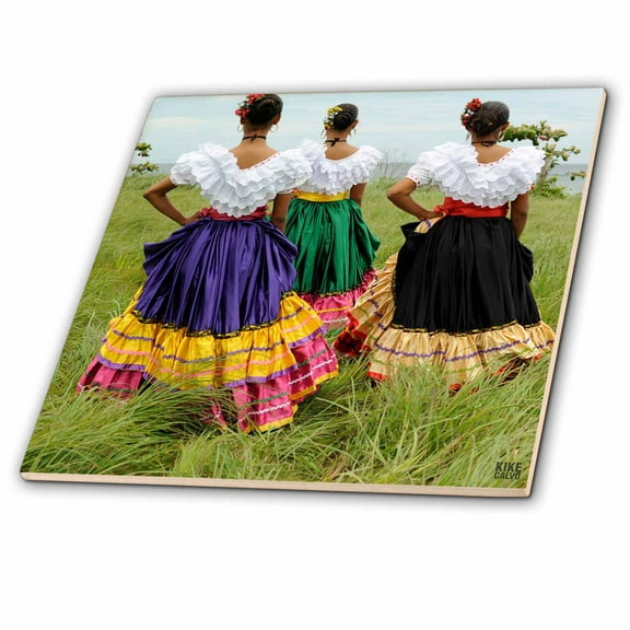 3dRose, Butressed against three miles of pristine shoreline within the Guanacaste province in Costa Rica 4, 4 Inch Ceramic Tile
