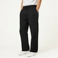 thumbnail image 2 of Gubotare Men's Pants Men's Relaxed Fit Jogger Sweatpants with Drawstring (Black,L), 2 of 7