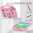 thumbnail image 4 of Tarise Kids Cover Case for Samsung Galaxy Tab A8 10.5 inch 2022 SM-X200/X205/X207, EVA Dropproof Handle Kids Friendly Kickstand Rugged Lightweight Child Case Cover for Samsung A8 10.5" Tablet, Pink, 4 of 8