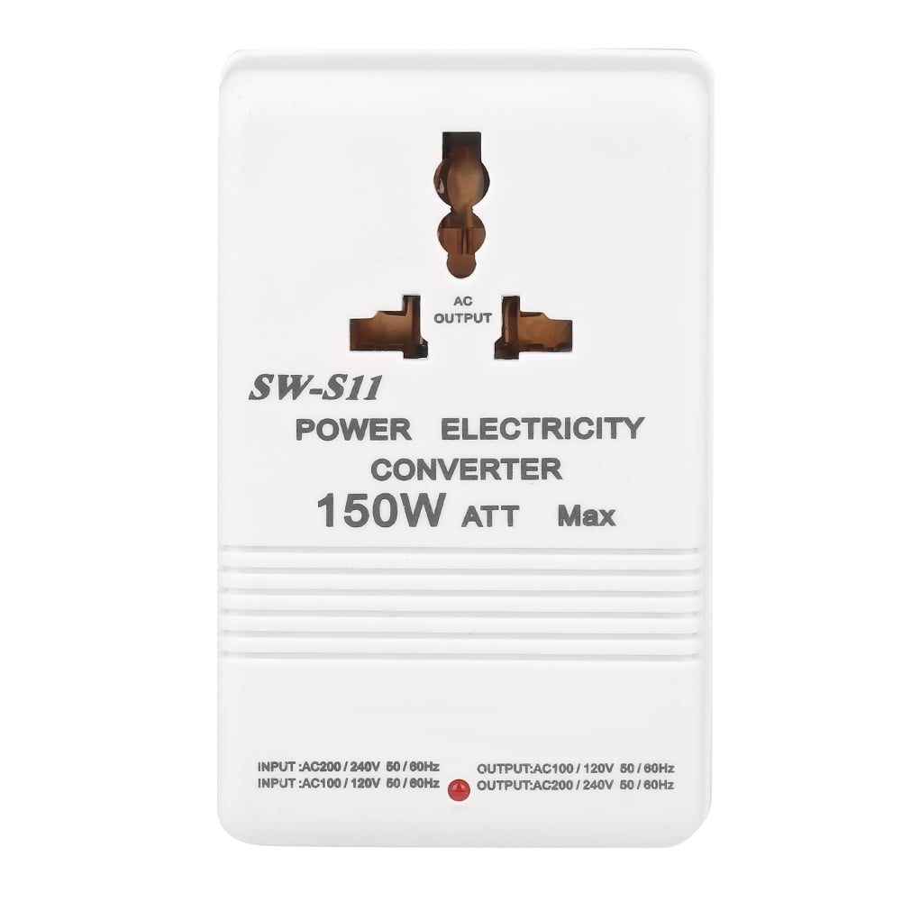 Tebru SW-S11 150W Step-Up&Down Voltage Converter Dual Transformer 220V to 110V/110V to 220V CN Plug,Voltage Transformer,Voltage Converter