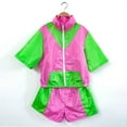 thumbnail image 1 of Fankiway Ensemble de Sport à Fermeture Éclair pour Fête de Carnaval pour Femmes, Ensemble Deux Pièces avec Manches Courtes et Col Rabattu, 1 of 6