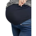 thumbnail image 3 of Maternity Full Panel Distressed Skinny Jeans - Available in Plus Sizes, 3 of 4