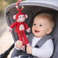 thumbnail image 7 of Kiddiway Baby Ultra-Soft Plush Wind Chime Car Toy - Cute Plushies & Plush Figurine, Baby Car Toys & Stroller Toys, Tactile Sensory Mobile, Soft Chime, Attaches to Car/Stroller/Crib,Red, 7 of 7