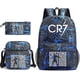 thumbnail image 2 of Moda Cr7 3pcs Conjuntos Mochila Mochila Nuevos estudiantes Capacidad Mochilas escolares Mochila Bolsa de viaje, 2 of 4