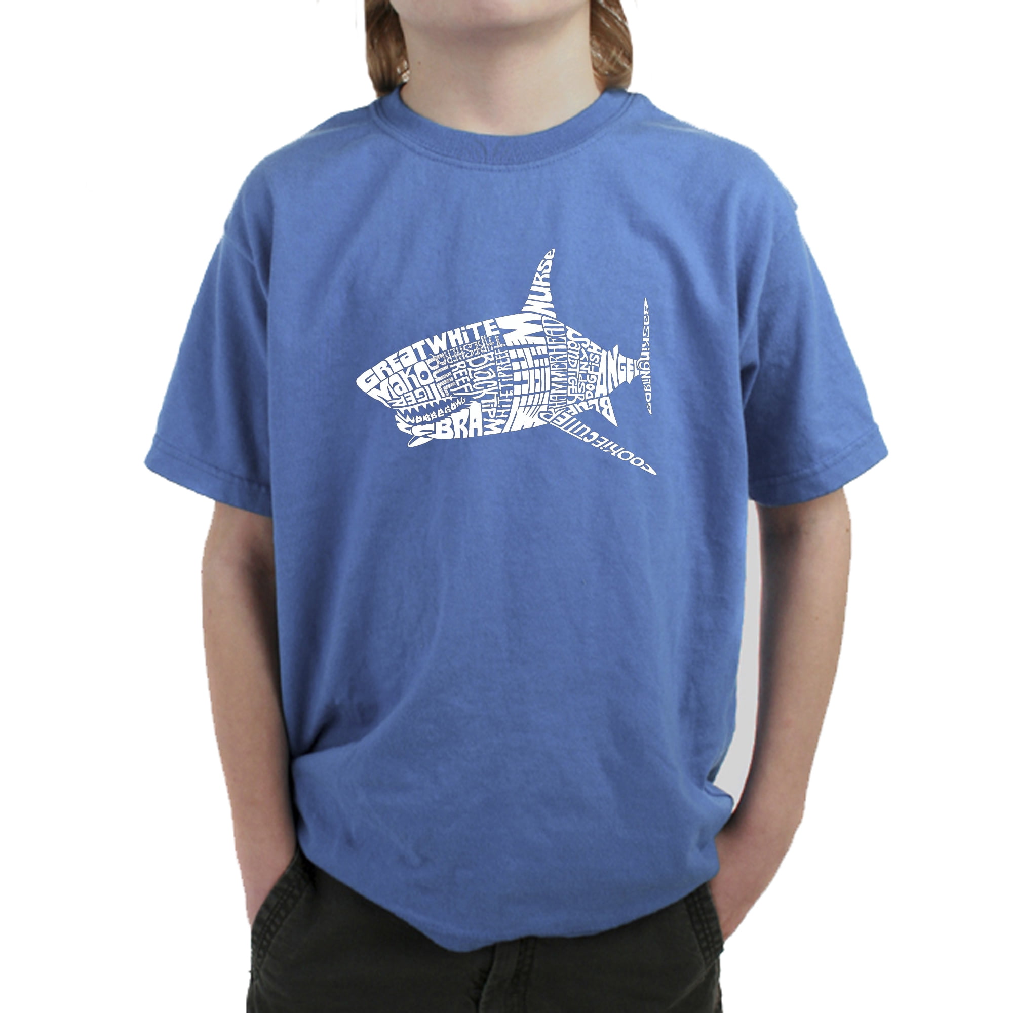 LA Pop Art Boy's Word Art T-shirt 