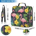 thumbnail image 2 of FORMRS Zipper Binder with Shoulder Strap 2-inch Ring 500 Sheet Capacity File Bag, Flamingo Pattern, 2 of 5