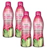 Maxx Herb Red Nopal Cactus Prickly Pear Juice for Gut Health & Joint Support, 32 Oz 4-Pack