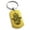 Gold, variant on Stainless Steel Crescent Hamsa Hand of Fatima Engraved Dog Tag Keychain Keyring